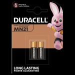 2-pack Duracell Alkaline Batteries MN21 A23 12V 23A LRV08 K23A E23A